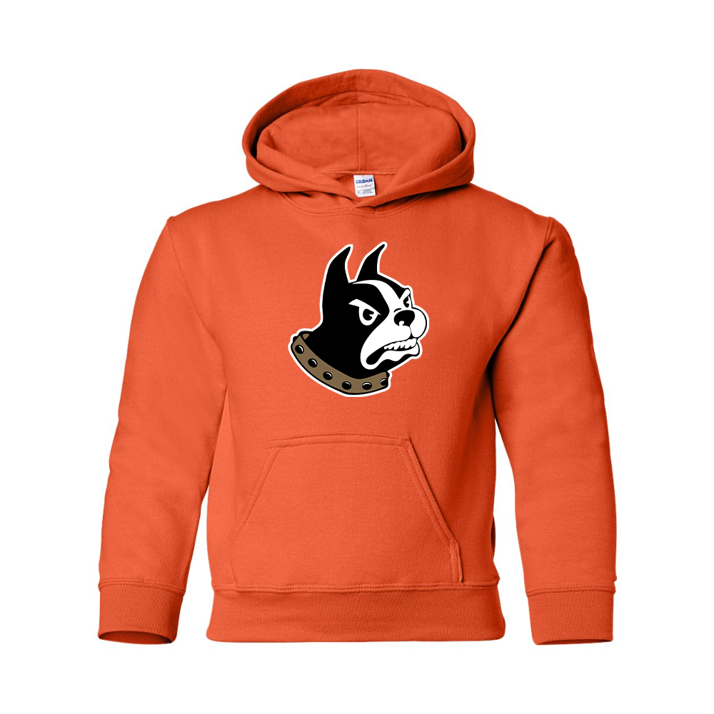 Youth Wofford Terriers Gildan Heavy Blend  Hooded Sweatshirt